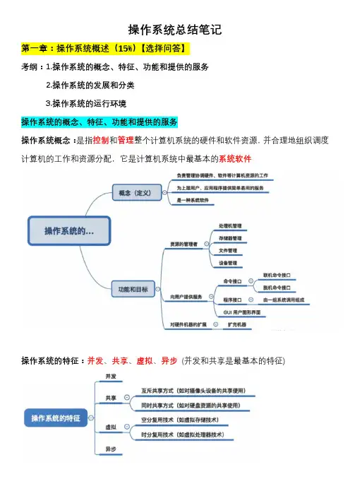 操作系统最终笔记
