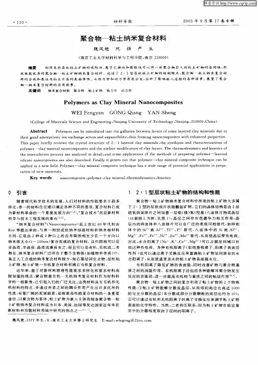 聚合物-粘土纳米复合材料