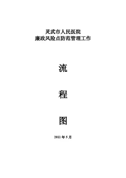 廉政风险点防范管理工作流程图
