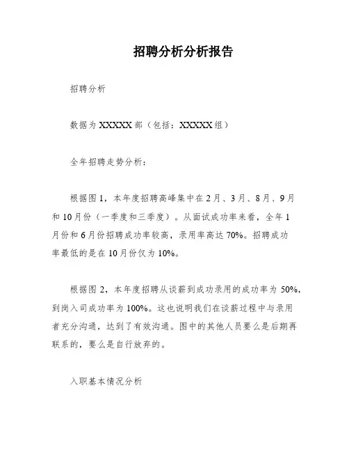 招聘分析分析报告