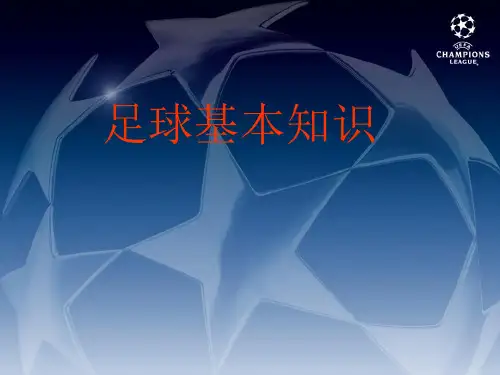 足球基本知识及裁判基本知识