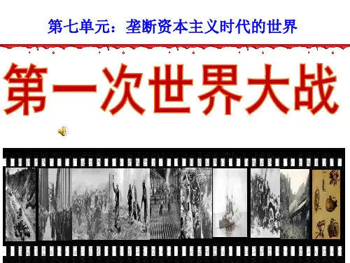 第一次世界大战 (九年级历史精品课件)