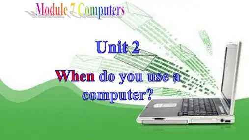 外研英语七年级上册Module7Unit2(共20张PPT)