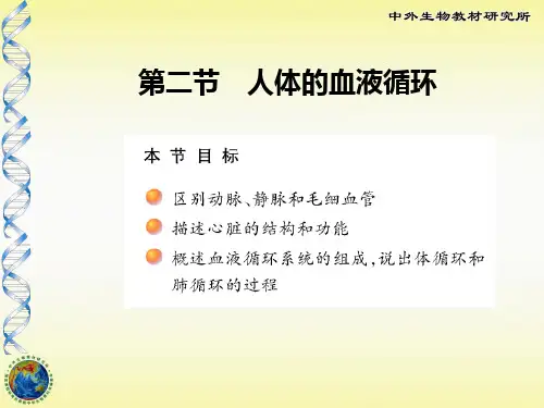 人体的血液循环公开课一等奖课件省赛课获奖课件