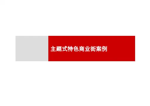 主题式特色商业街案例