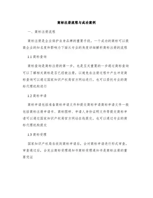商标注册流程与成功案例