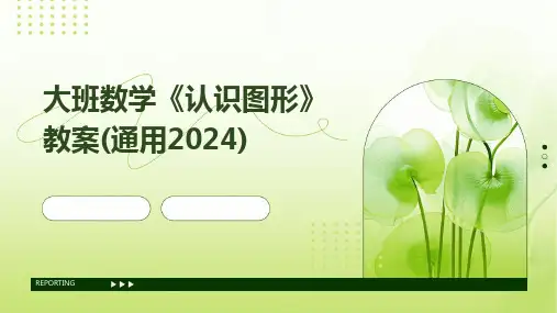 大班数学《认识图形》教案(通用2024)