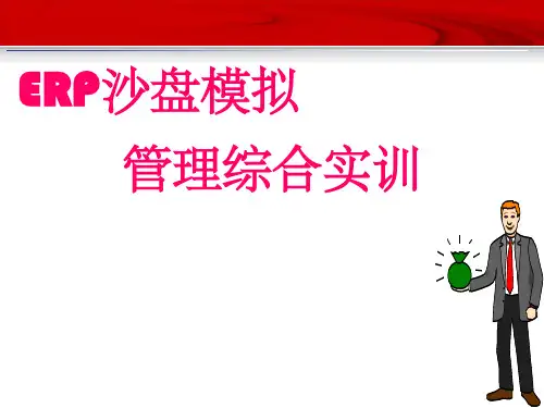 ERP沙盘模拟管理综合实训手册资源