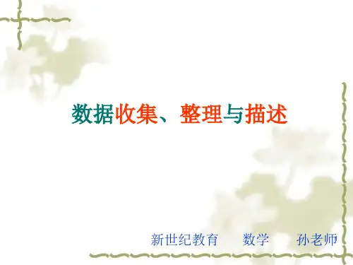 数据收集整理与描述总复习ppt课件