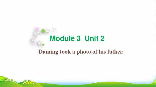 五年级英语上Module3Unit2Damingtookaphotoofhisfather外研三起