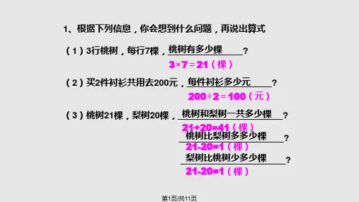 苏教四年级上册解决问题的策略列表PPT课件
