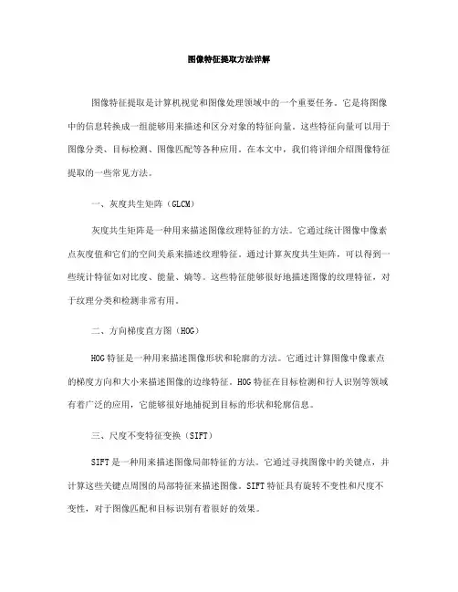 图像特征提取方法详解(七)