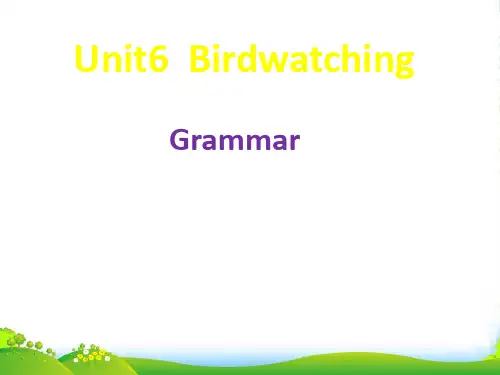 牛津译林八年级英语上册Unit6 Grammar 课件