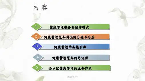 健康管理服务总流程课件
