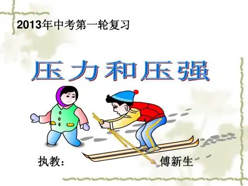 中考压力和压强课件