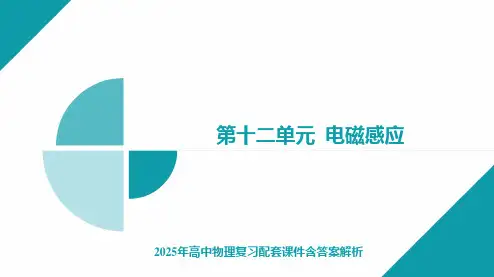 2025年高中物理复习配套课件含答案解析  专题二十二 电磁感应中的动力学和能量问题