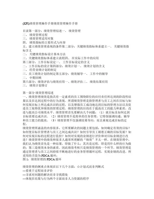 KPI绩效管理操作手册000004)
