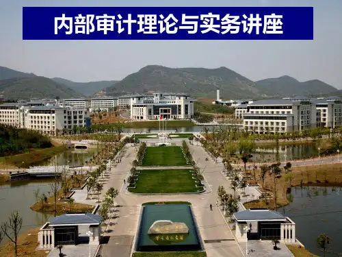 (发给学员的)内部审计理论与实践汇总(陈艳娇)PPT课件