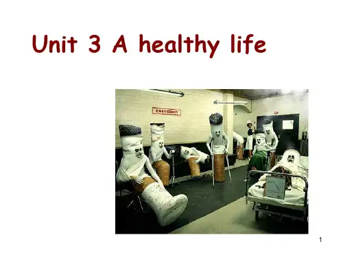 英语：Unit3 A healthy life(Reading)课件(新人教版选修6)