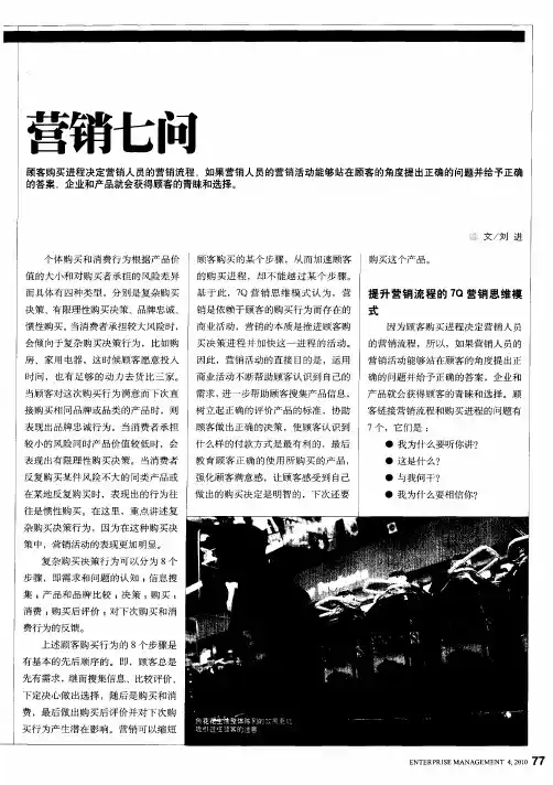 营销七问