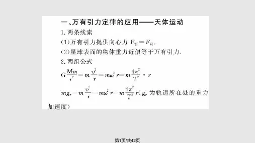 高中物理 卫星变轨问题PPT课件