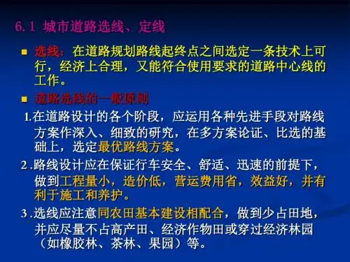 道路交通与道路规划(上册)   第6章