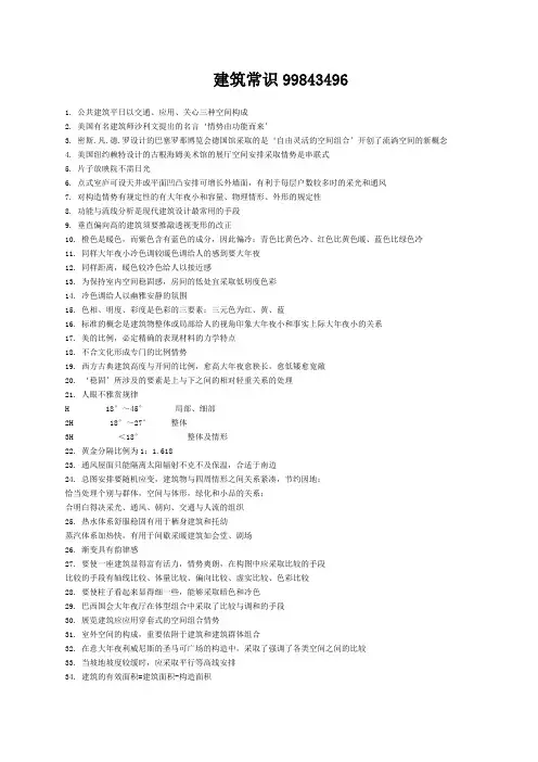 建筑常识99843496