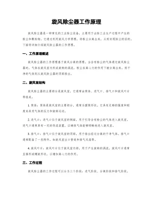旋风除尘器工作原理