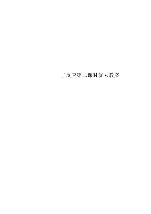离子反应第二课时优秀教案