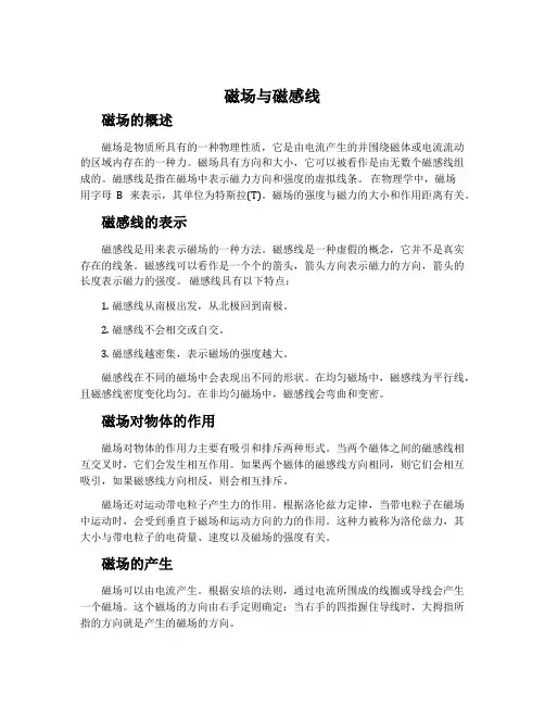 磁场 磁感线