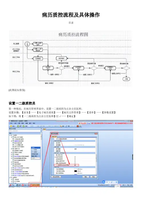 病历质控操作流程