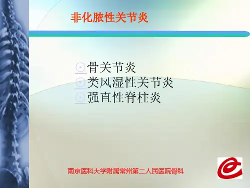 非化脓性关节炎PPT