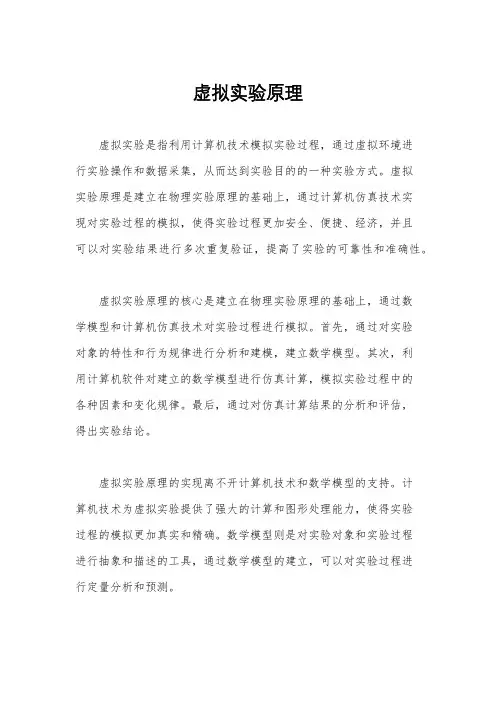 虚拟实验原理
