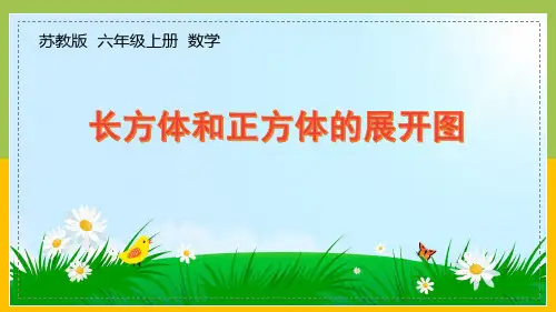 苏教版6年级上册第1单元第2课《长方体和正方体的展开图》课件