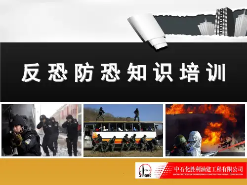 反恐防恐知识培训课件PPT