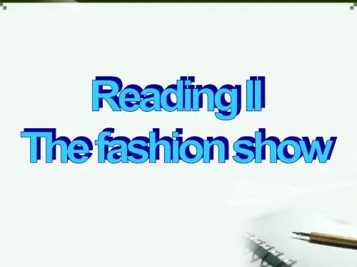 牛津译林版七年级英语上册课件：Unit8 Fashion  Readi
