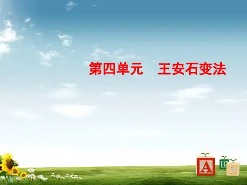 【精品】高中历史人教版选修一课件：4-3王安石变法的历史作用