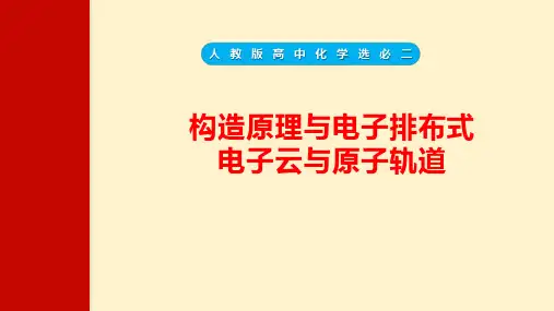 【高中化学】电子云与原子轨道 课件 2023-2024学年高二化学人教版(2019)选择性必修2