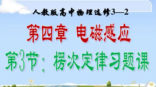 人教版高中物理选修3—2第四章电磁感应第3节：楞次定律习题课(共16张PPT)(优质版)
