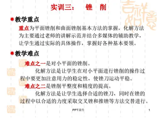 锉削基础知识  ppt课件