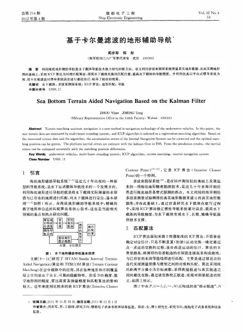 基于卡尔曼滤波的地形辅助导航