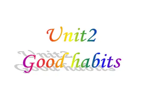 六年级英语下册课件-Unit 2 Good habits(Story time)19-译林版