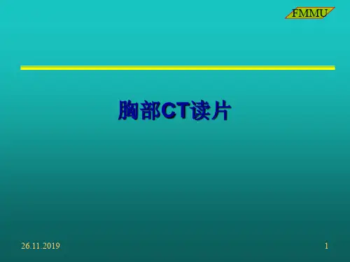 CT读片-胸部-64页精选文档