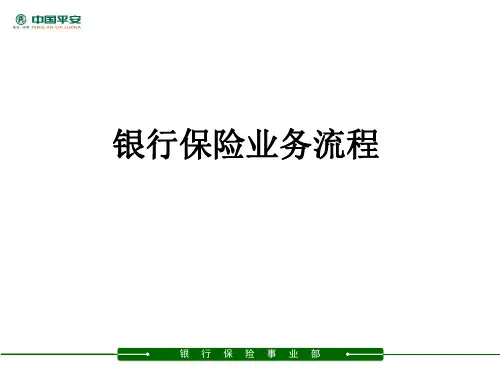 银行保险业务流程