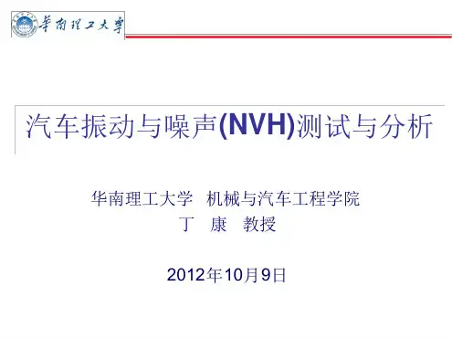汽车NVH测试与分析