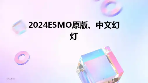 2024ESMO原版、中文幻灯(2024)