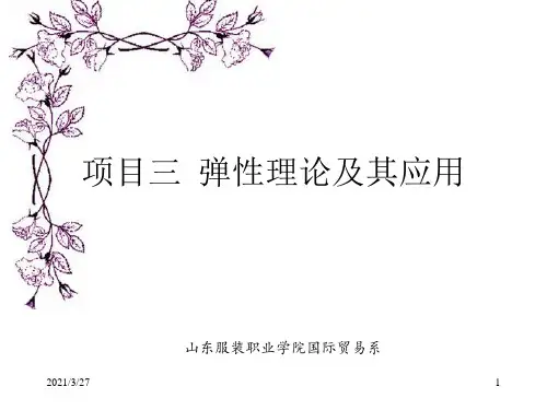 《需求弹性理论》PPT课件
