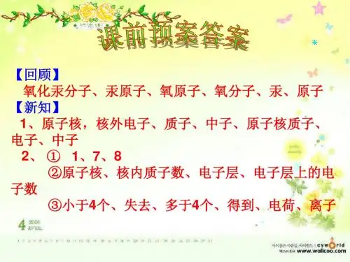 原子的构成