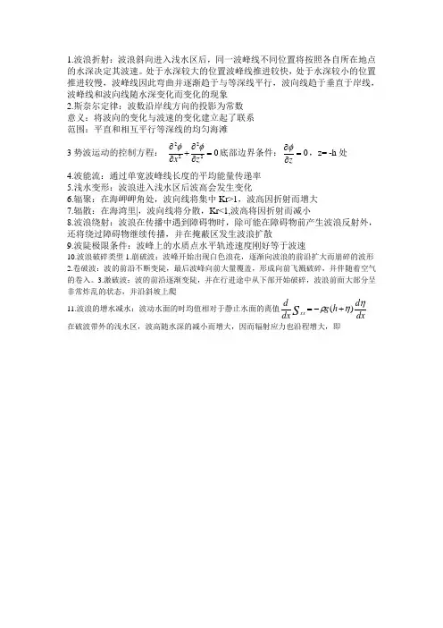 波浪折射