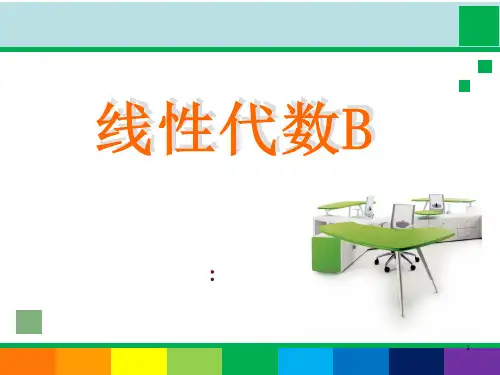 线性代数B21 矩阵的概念与运算PPT课件